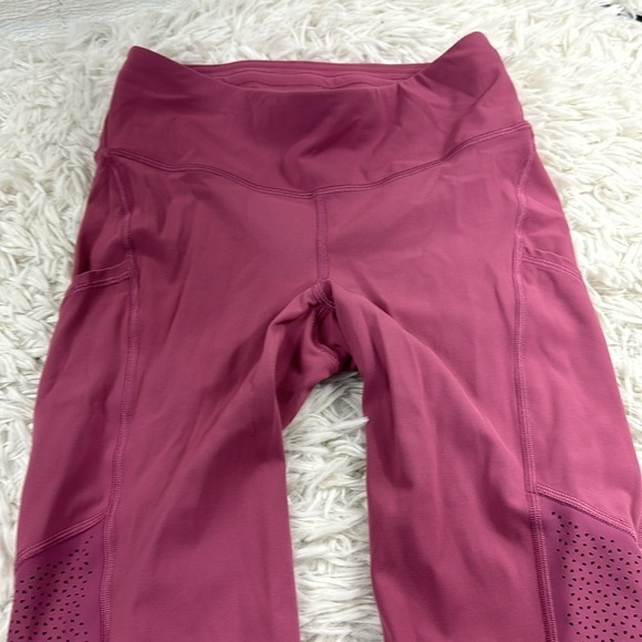 Lululemon Ready To Race Crop *21" Moss Rose - Picture 2 of 6